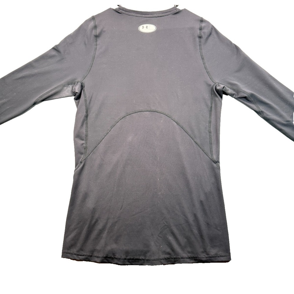 Under Armour ColdGear Mens Small Black Long Sleeve Fitted Base Layer Shirt - Picture 5 of 5